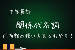 中学英語 関係代名詞 主格 Who Which That 基本から超簡単解説 基本の教科書 例文で覚える英語の使い方